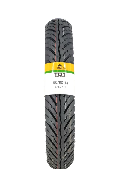 TDT TYRES HONDA DİO 90/90-14 TL (TUBELESS - DUBLEKS) LASTİK ürün görseli 1