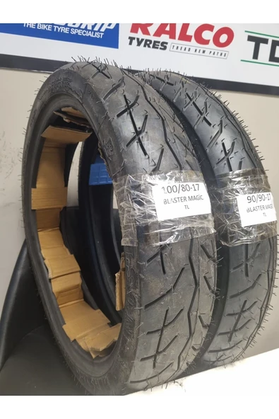 RALCO TYRES Mondial Z-one, Bajaj, 180/150, 90/90-17 Ve 100/80-17 Tl Lastik Set ürün görseli 1
