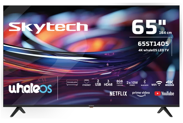 Skytech 65ST4105 65" 165 Ekran 4K Ultra HD WhaleOS TV ürün görseli 1