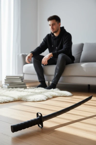 90cm Katlanabilir Katana - Resim 4