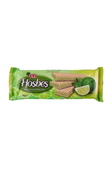 Eti Hoşbeş Gofret Limonlu 66 Gr 12'li Koli ürün görseli 1