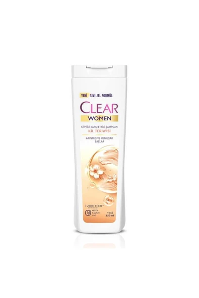 Clean & Clear Clear Women Şampuan Kil Terapisi 350ml ürün görseli 1