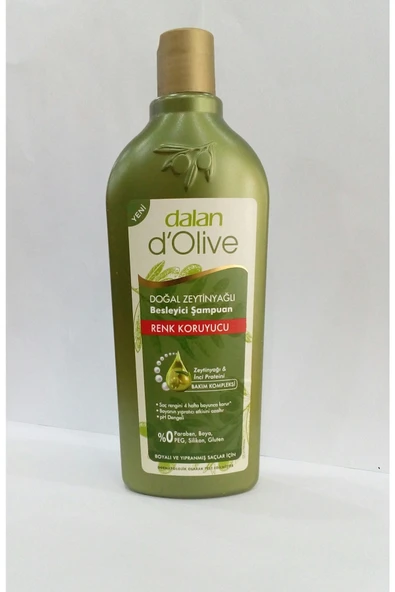 DR Dalan D'olive Zeytinyağlı Şampuan Renk Koruyucu 400ml ürün görseli 1