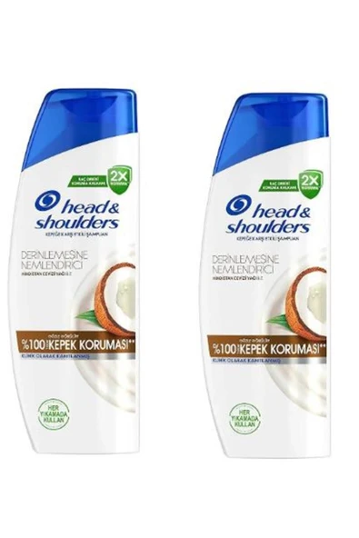 Head & Shoulders Head & Shoulders Şampuan 330 ml 2-1 Derinlemesine Nemlendirci x2 Adet ürün görseli 1