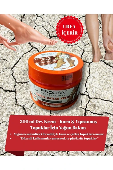 Prodan PROFESSIONAL TOPUK ÇATLAK KREMİ Kuru ve Yıpranmış Topuklara Özel ürün görseli 1
