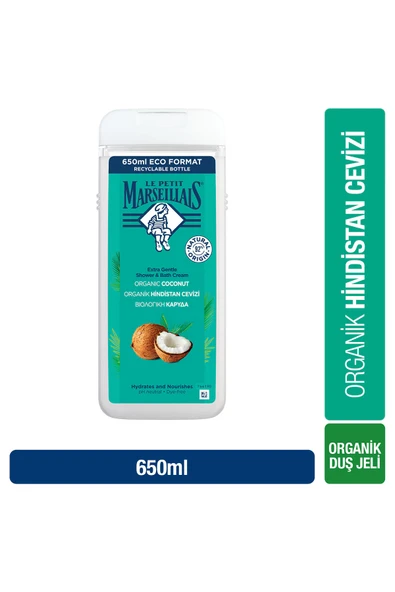Lepetit Le Petit Marseillais Duş Jeli Hindistan Cevizi 650 ml ürün görseli 1