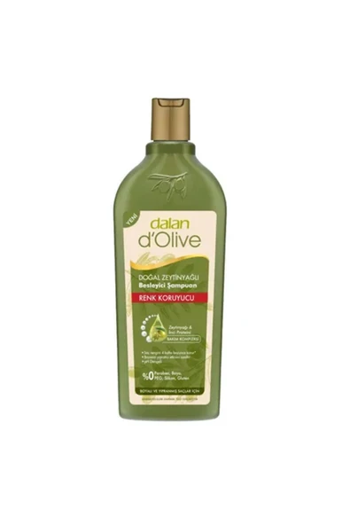 Dalan Dalaon D'olive Doğal Zeytinyağlı Renk Koruyucu Şampuan 400ml ürün görseli 1