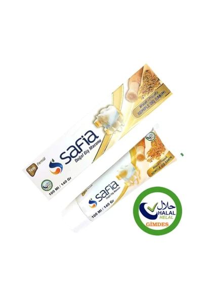 Safia Diş Macunu 140gr Misvaközü+propolis Komple Diş Bakımı Doğal Helal Marka 2 Adet ürün görseli 1