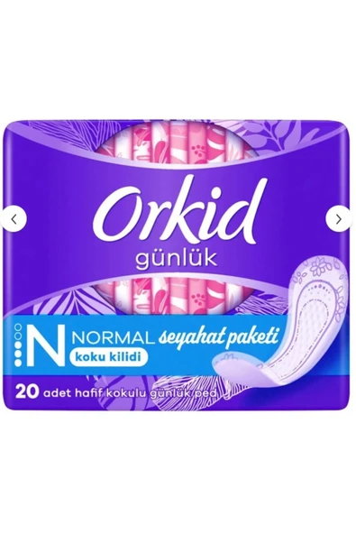 Orkid Günlük Ped Normal Taşınabilir 20 Adet ürün görseli 1