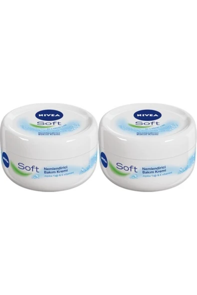 NIVEA Soft Nemlendirici Bakım Kremi 200 ml X2 ürün görseli 1
