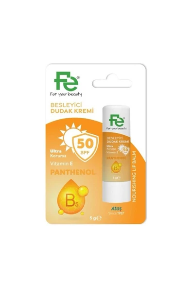 Fe Besleyici Dudak Kremi SPF50 Panthenol 5gr ürün görseli 1
