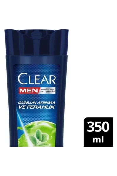 Clear Men Şampuan Günlük Arınma Ferahlık 350 ml Yeni ürün görseli 1