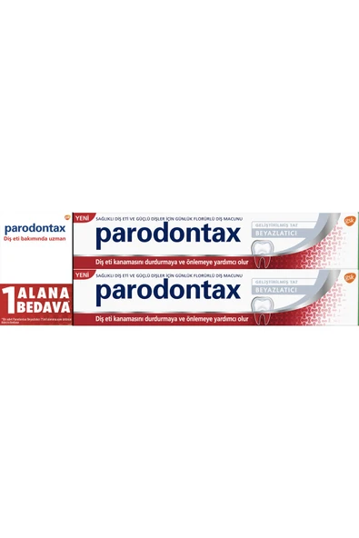 Parodontax Dıs Macunu Beyazlatıcı 1 Alana 1 Bedava 75 Ml ürün görseli 1