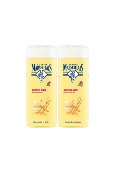 Le Petit Marseillais Lpm Duş Jeli 2 Adet 400 Ml Vanilya Sütü ürün görseli 1