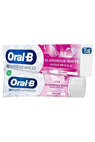 Oral-B Diş Macunu Glamorous White 75 Ml - Resim 2