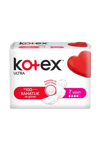 Kotex Ultra Uzun 7li Hijyenik Kadın Pedi -( Koli ) ürün görseli 1
