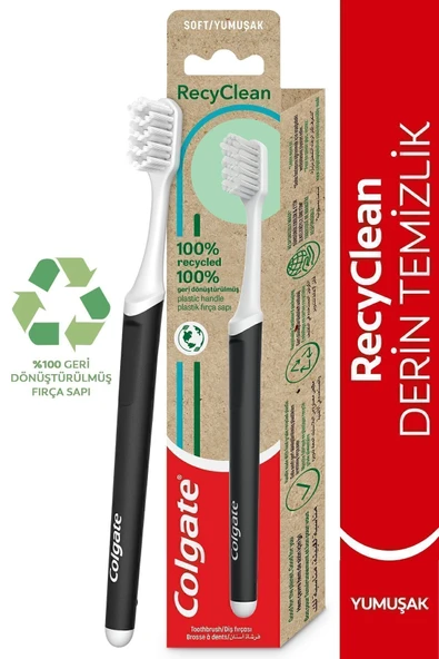 Colgate Recyclean Derin Temizlik Yumuşak Diş Fırçası ürün görseli 1