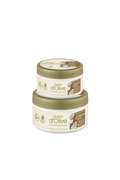Dalan D Olive Vitamin Kompleks Hindistan Cevizi Canlandırıcı Bakım Kremi 250 ml + 150 ml ürün görseli 1