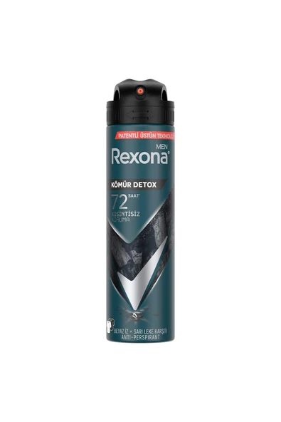 Hype Store Rexona Men Erkek Sprey Deodorant Kömür Detox 150 ml ürün görseli 1