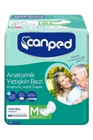 Canped Anatomik Hastabezi Normal Orta 10 Lu ürün görseli 1