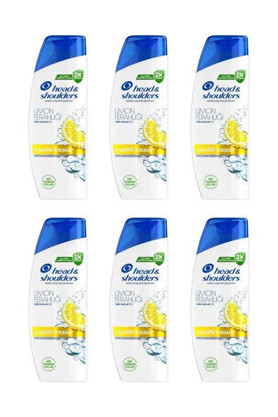 Head & Shoulders Head & Shoulders Şampuan 1-1 Limon Ferahlığı 330 Ml x6 Adet ürün görseli 1