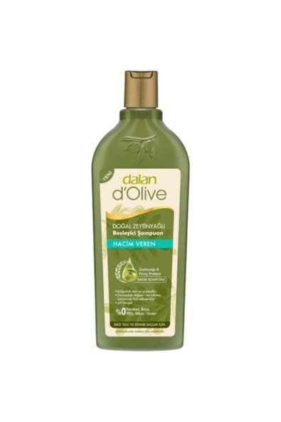 Dalan D Olive Hacim Veren Doğal Zeytinyağlı Besleyici Şampuan 400 ml ürün görseli 1