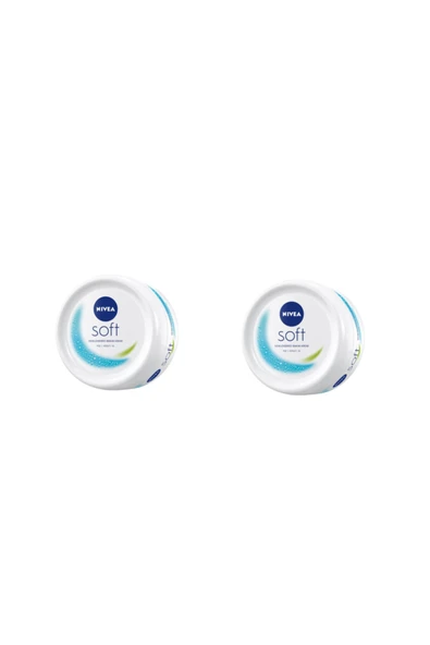 NIVEA Soft Krem 100ml 2'li ürün görseli 1