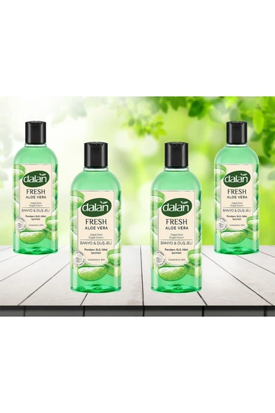 Dalan Fresh Aloe Vera Duş Jeli 500 ml 4 adet ürün görseli 1