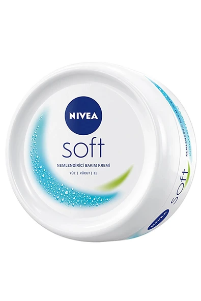 NIVEA Soft Nemlendirici El ve Vücut Bakım Kremi 300ml, 48 Saat Nemlendirici, Jojoba Yağı, E Vitamini ürün görseli 1