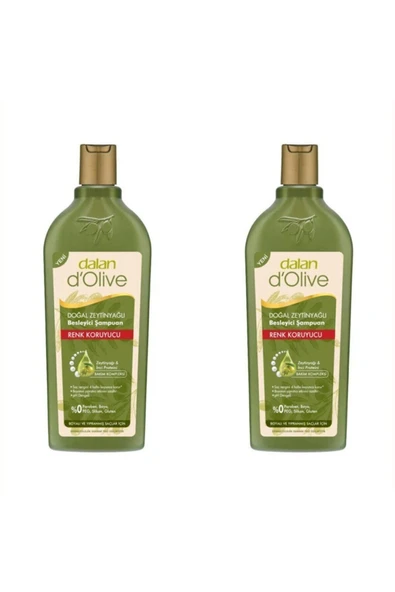 Dalan 2 Adet D’olive Zeytinyağlı Renk Koruyucu Şampuan 400 ml ürün görseli 1