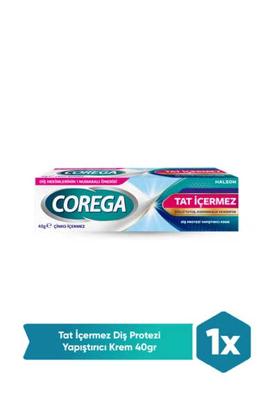 Corega Tat İçermez Protez Yapıştırıcı Krem 40gr ürün görseli 1