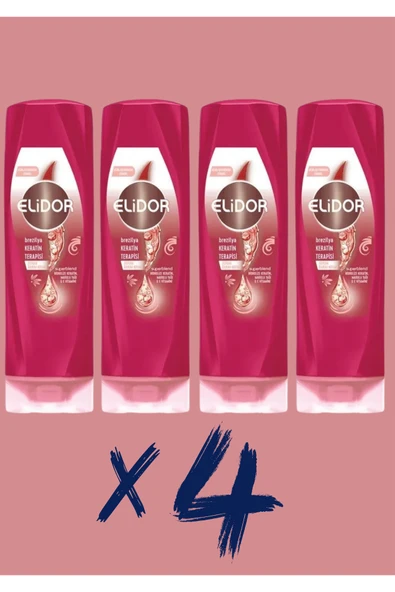 Elidor Serum Bakım Kremi Brezilya Keratin Terapisi 350 ml x 4 ürün görseli 1