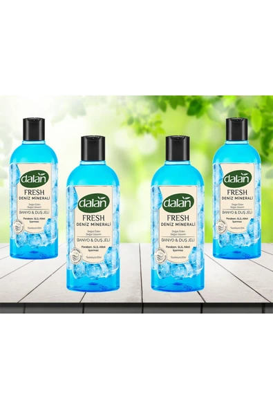 Dalan Fresh Deniz Minerali Duş Jeli 500 ml 4 adet ürün görseli 1
