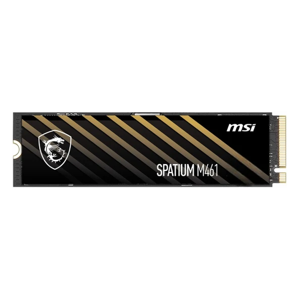 MSI Spatium M461 1TB (5000/3200MB/s) M.2 2280 PCIe 4.0 NVMe SSD ürün görseli 1