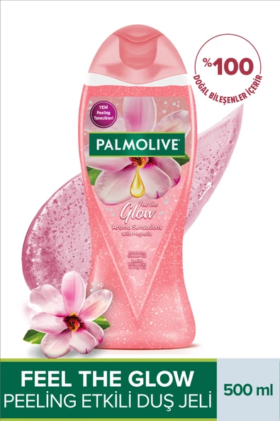 Palmolive Aroma Sensations Feel The Glow Peeling Etkilli Banyo ve Duş Jeli 500 ml ürün görseli 1
