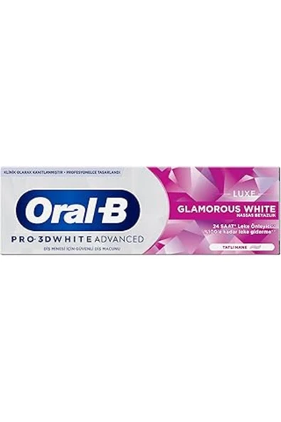 SanalAMCA Store 3D White Advanced Luxe Glamorous White Diş Macunu 75 Ml ürün görseli 1