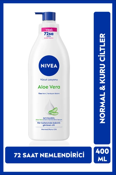 NIVEA Aloe Vera Derinlemesine Vücut Losyonu 400 ml ürün görseli 1