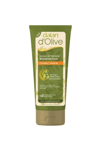 Dalan D'olive Zeytinyağli Onarici Bakim Saç Kremi 200 Ml X 2 Adet ürün görseli 1
