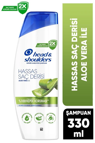 Head & Shoulders Head And Shoulders Hassas Saç Derisi Aloe Veralı Şampuan 330 ml ürün görseli 1