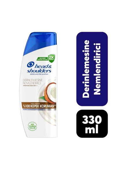 Head & Shoulders Head & Shoulders Şampuan 330 ml 2-1 Derinlemesine Nemlendirici ürün görseli 1