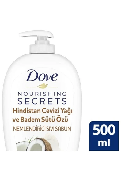 Dove Hindistan Cevizi Yağı ve Badem Sütü Özlü Nemlendirici Sıvı Sabun 450 ml ürün görseli 1