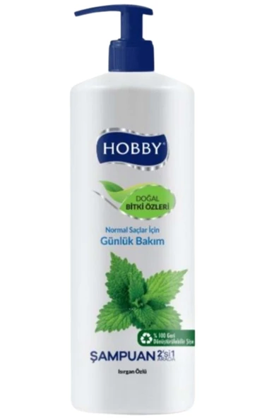 Hobby Isırgan Özlü Normal saçlar için Günlük Bakım Şampuan 1000 ML ürün görseli 1