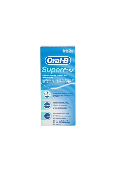 Oral-B Diş Ipi Super Floss 50 Adet ürün görseli 1