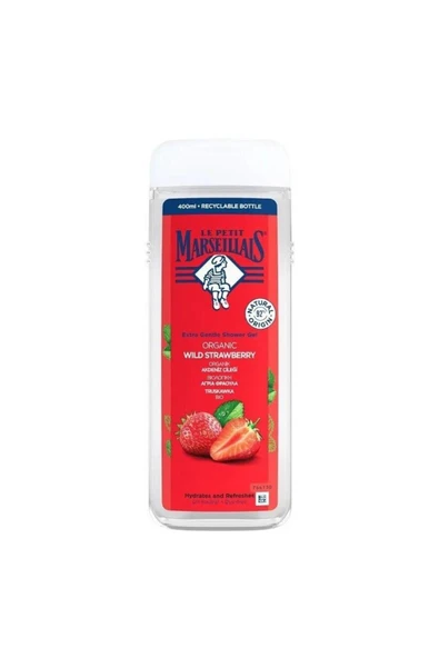 Sanal Le Petit Marseillais Akdeniz Çileği Duş Jeli 400ml ürün görseli 1