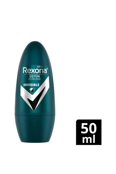 Rexona Men Invisible Black & White Roll-On Ekek Deodorant 50ML ürün görseli 1