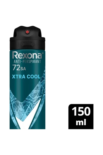 Rexona  Men Erkek Sprey Deodorant Xtra Cool 72 Saat Kesintisiz Üstün Koruma 150 Ml X3 ürün görseli 1