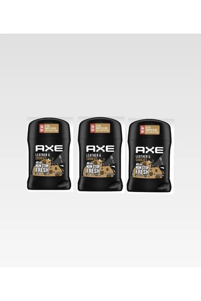 Axe Stick Leather Cookies 50ml (3’LÜ SET) ürün görseli 1