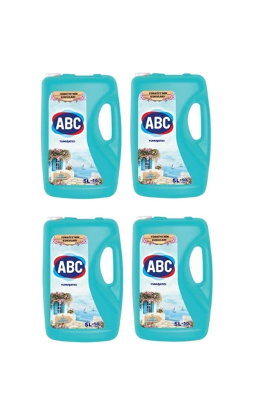 ABC Çamaşır Yumuşatıcısı - Ege Sahilleri 5 Lt - 4'lü Set ürün görseli 1