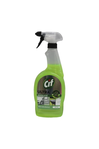 KUT FLY Cif Ultra Aninda Etki 750ml YagKir Sokucu Sprey 4 Adet ürün görseli 1