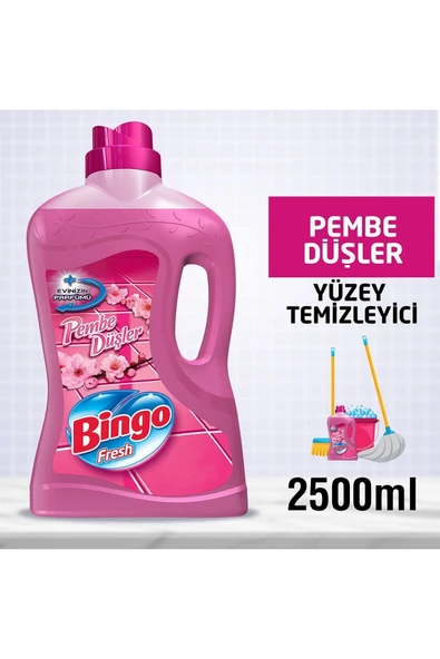 Bingo Fresh Yüzey Temizleyici Pembe Düşler 2500 ml ürün görseli 1